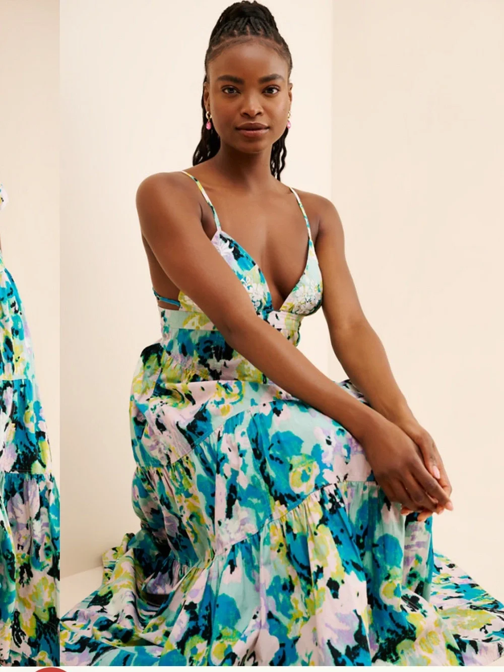 Free People flowing tiered