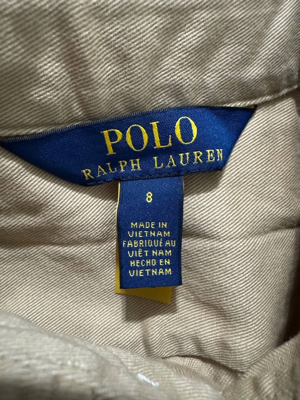 Ralph Lauren sleeves can