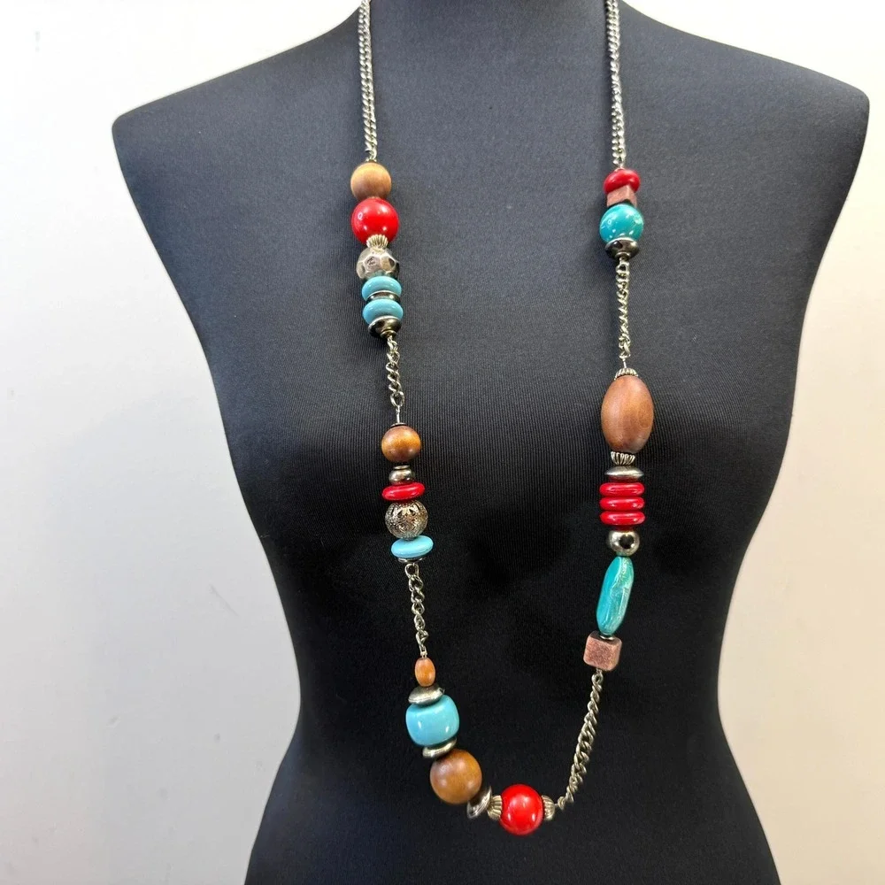 Necklace long boho