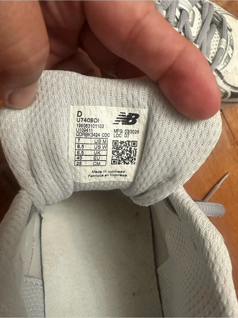 New Balance Women's Silver, White and Gray Running Sneakers