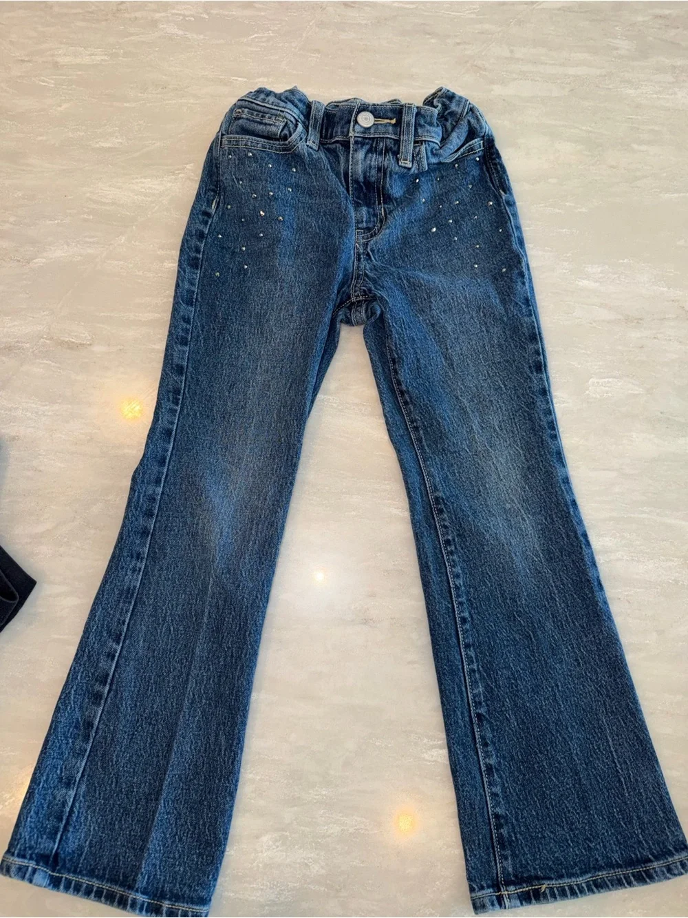Old Navy button size blue