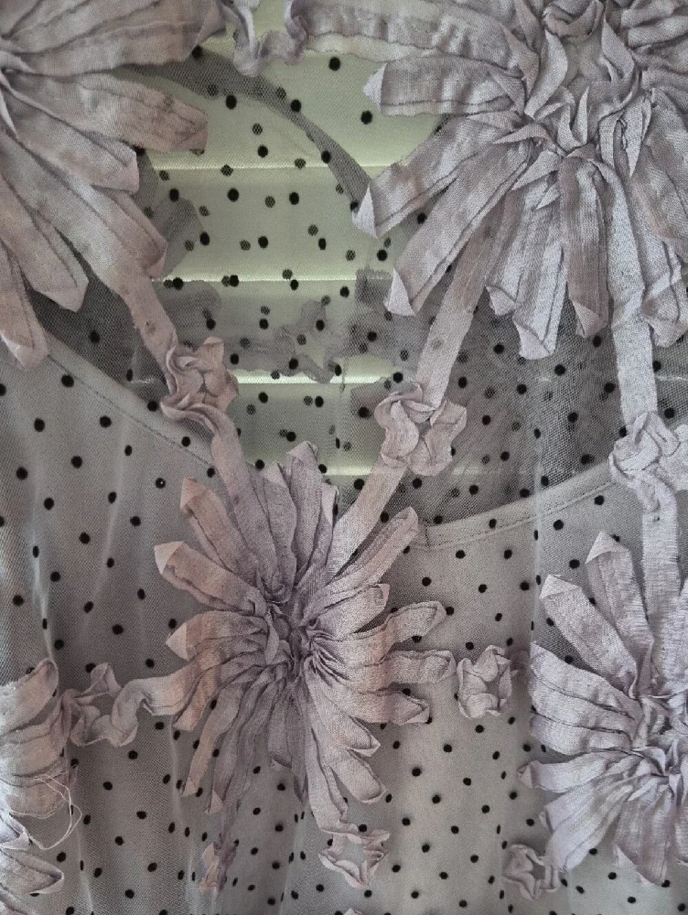 Eva Franco sheer lavender