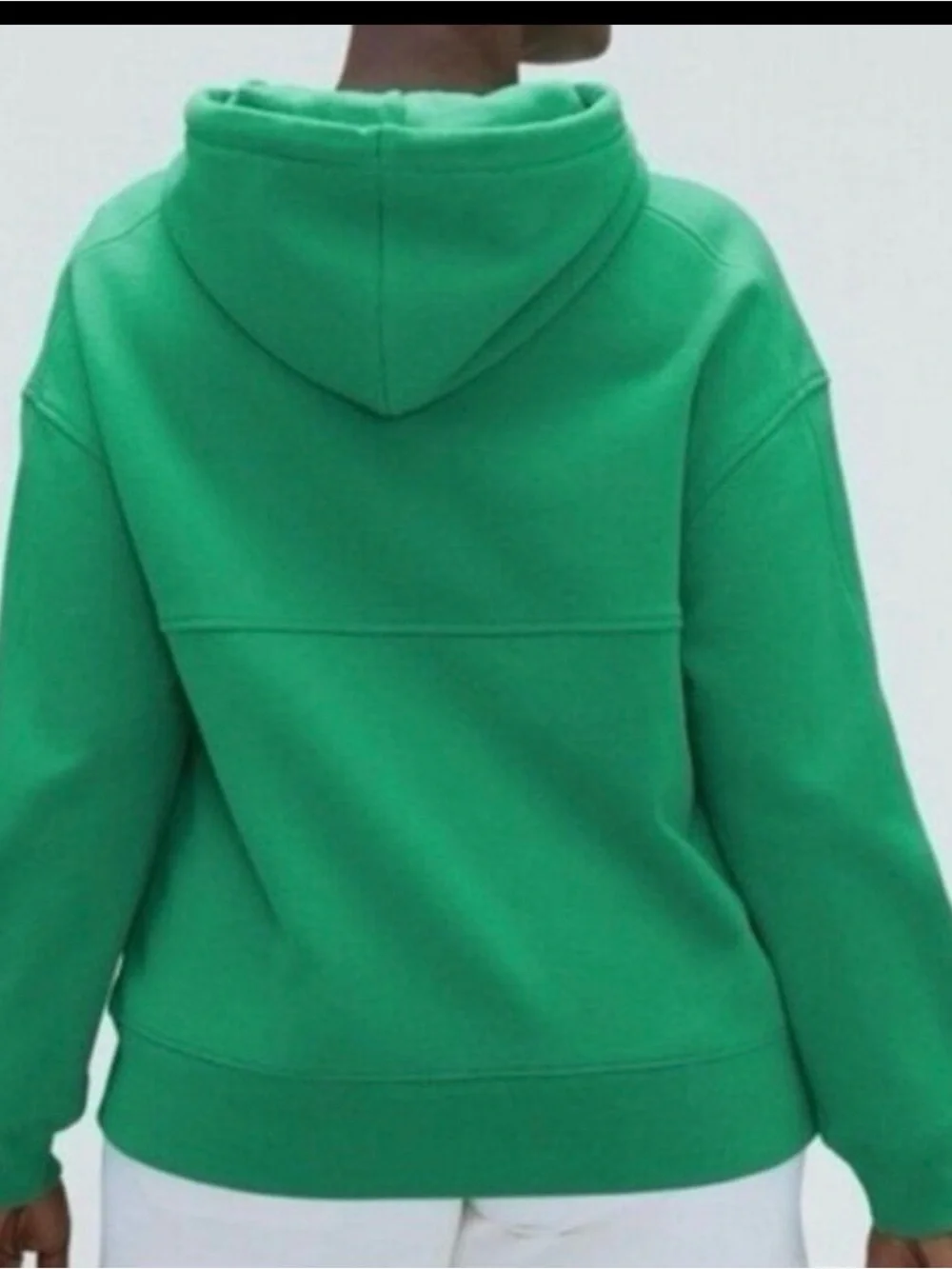 NEW Everlane The Track Organic Cotton Popover Sweatshirt Hoodie Mint XS