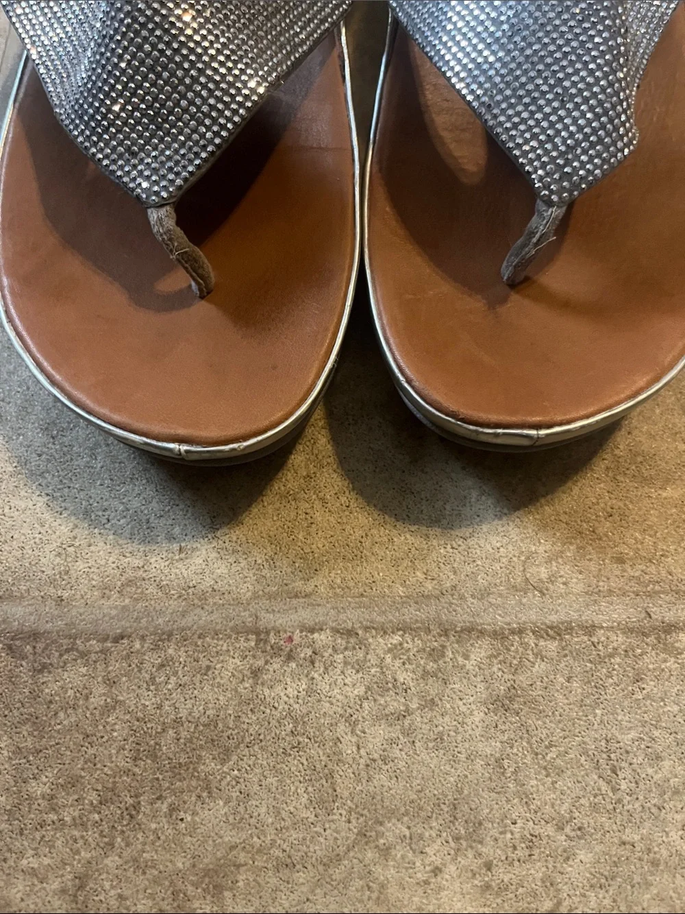 Fitflop sparkling silver