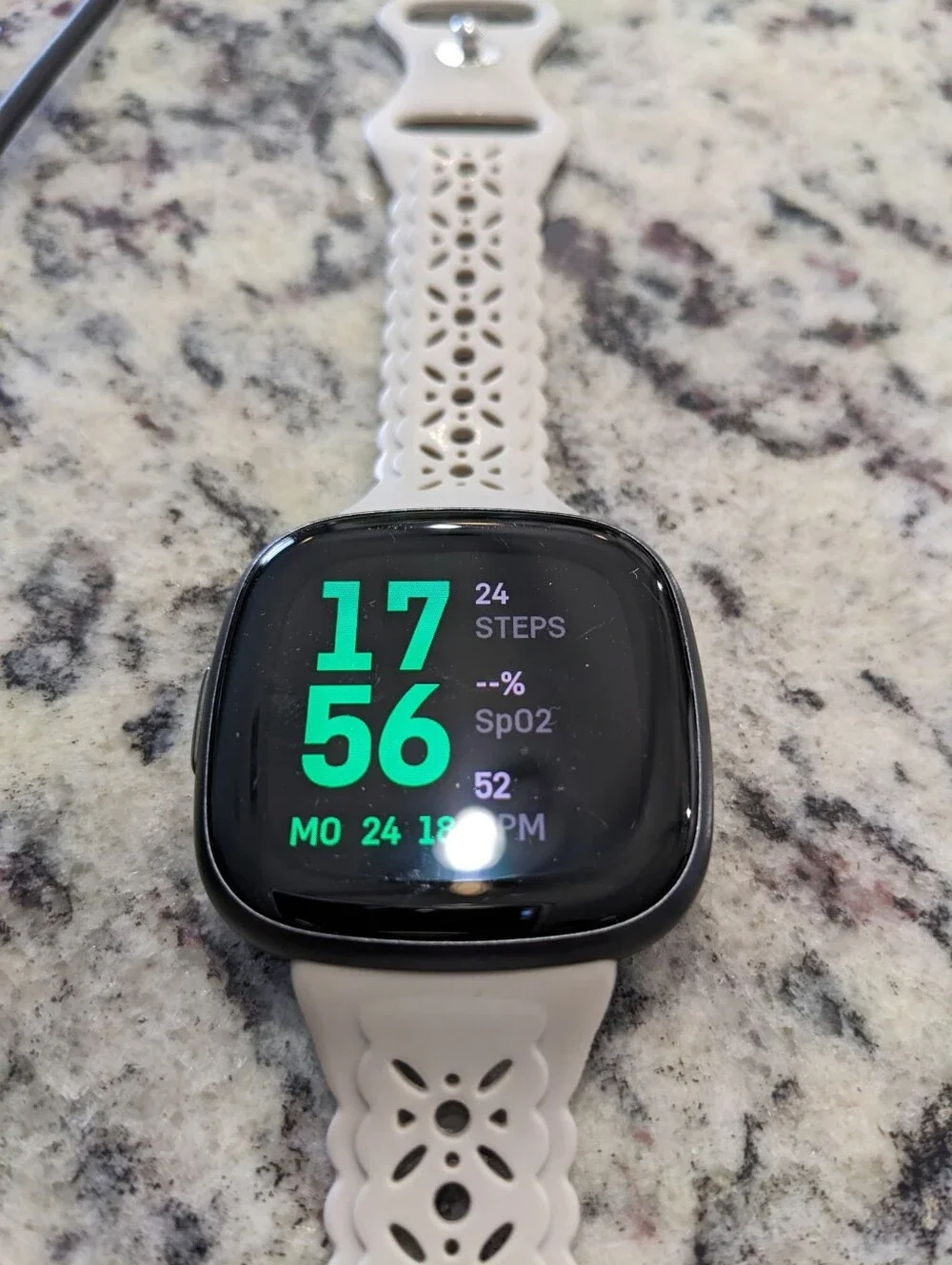 fitbit smartwatch cream