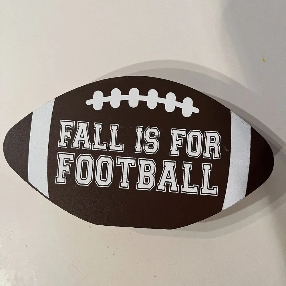 Sold football Decor (Great for a Table Centerpiece, Bookshelf or Mantle) (new)