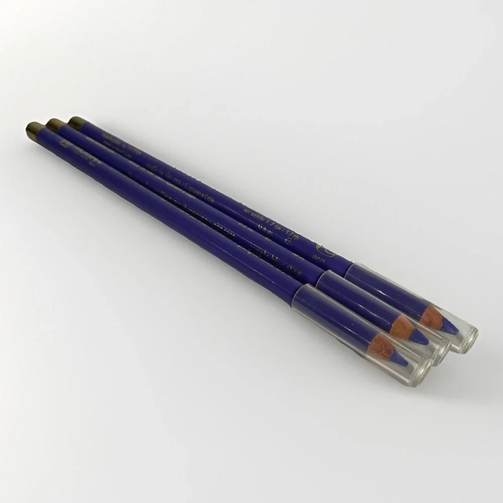 MOMTAZ New York Professional‎ EYELINER Pencil ~ Lot of 3 Purple Blue 074 New