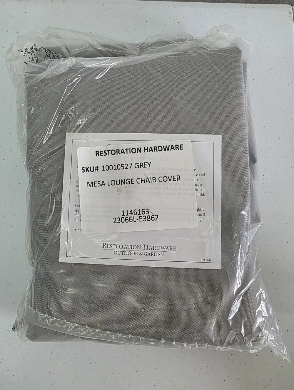 Restoration Hardware protective cover