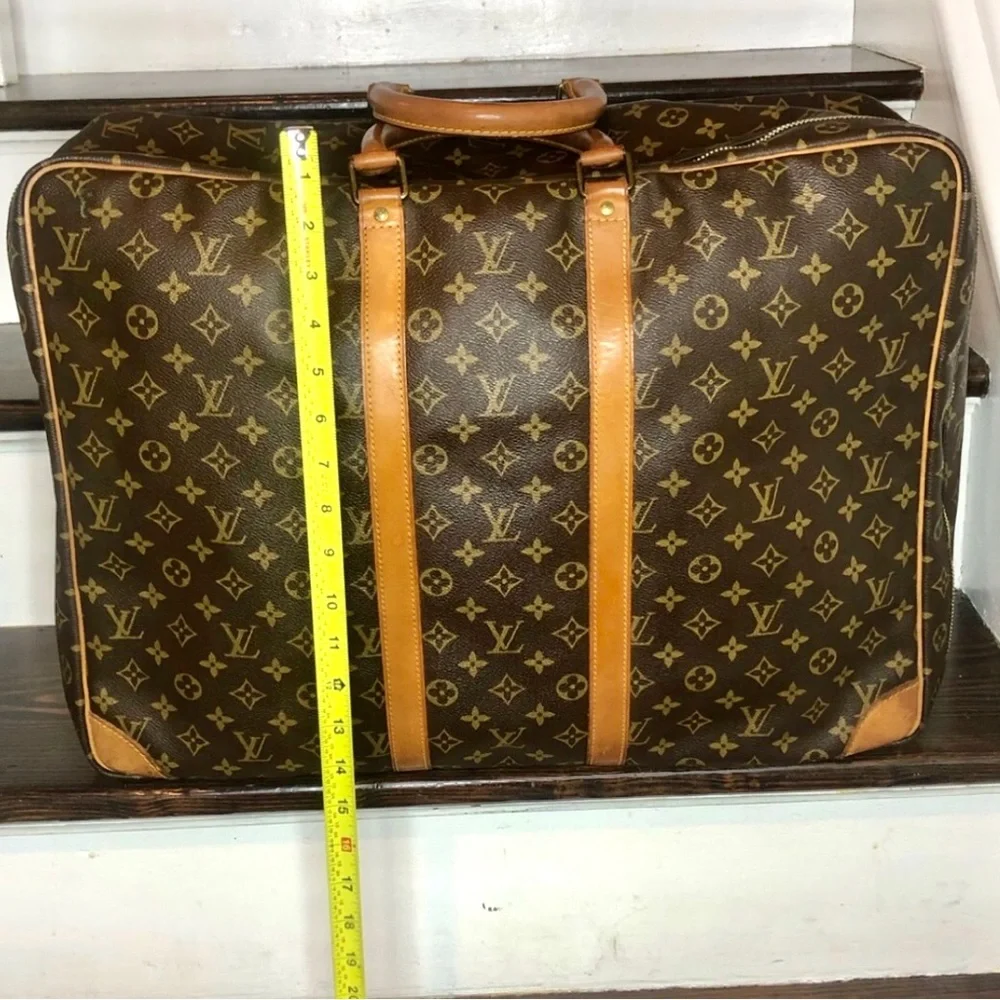 LOUIS VUITTON Monogram Sirius 55 Suitcase Lock/Key Tag/Poignet AUTHENTIC