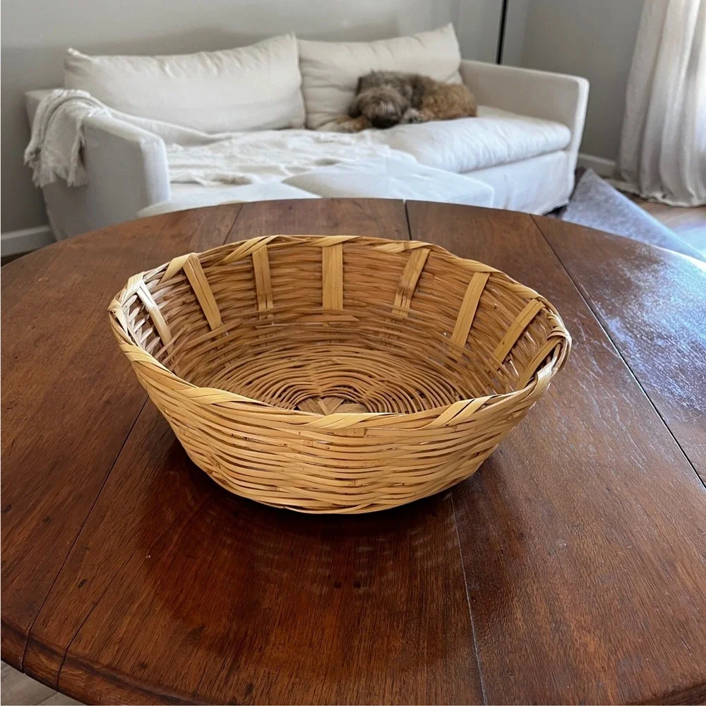Vinage‎ Rattan Basket