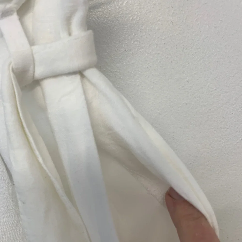 H&M white linen