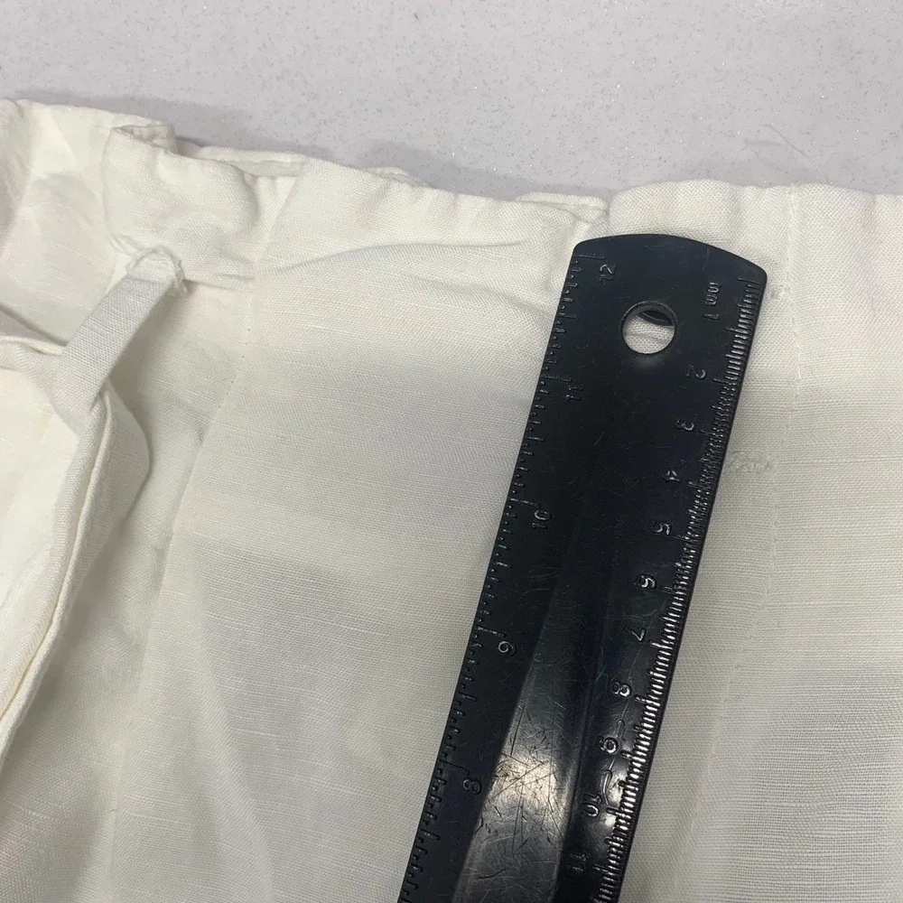 H&M white linen