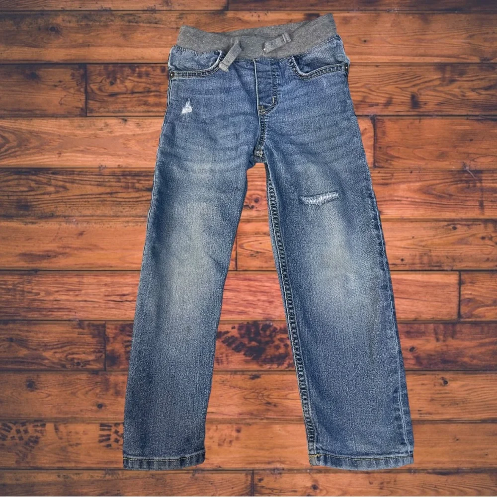 5 for $25🔥Osh Kosh B'Gosh Medium Washed Elastic Waist‎ Jeans 5T