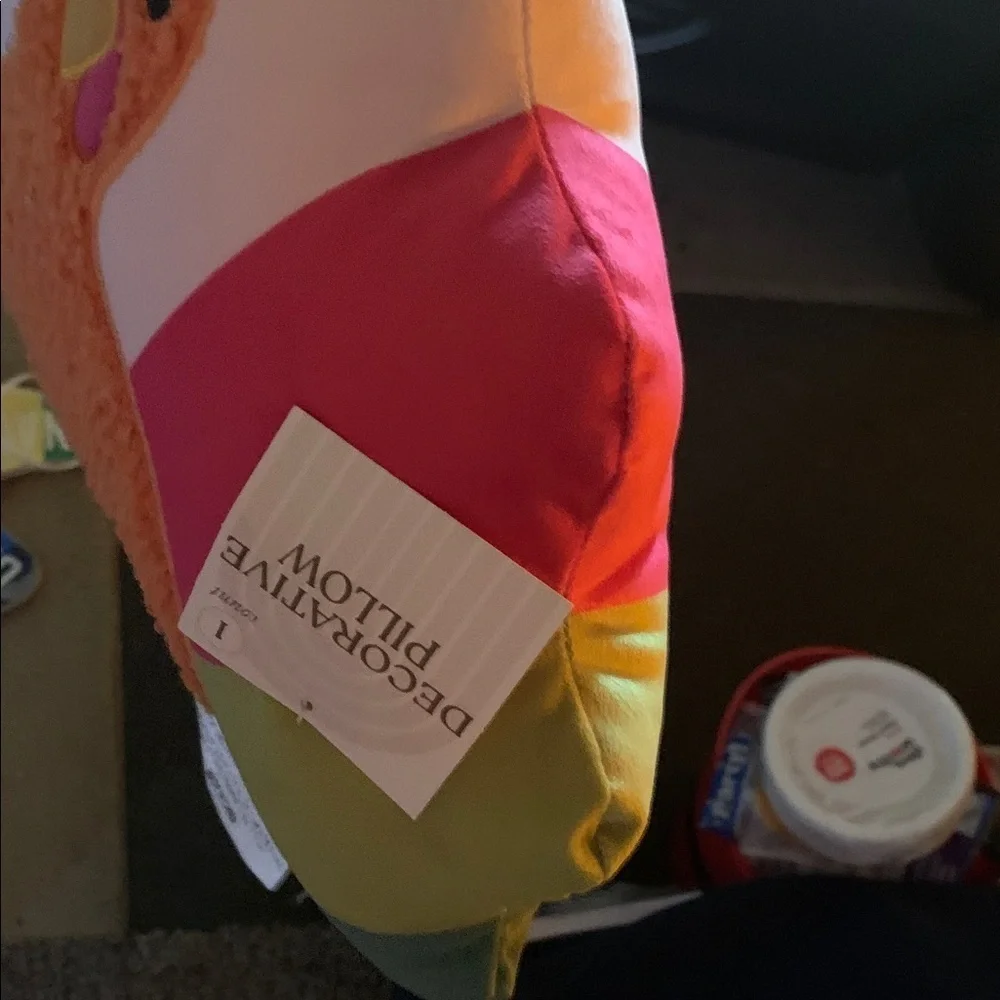 Colorful Turkey Shaped Pillow