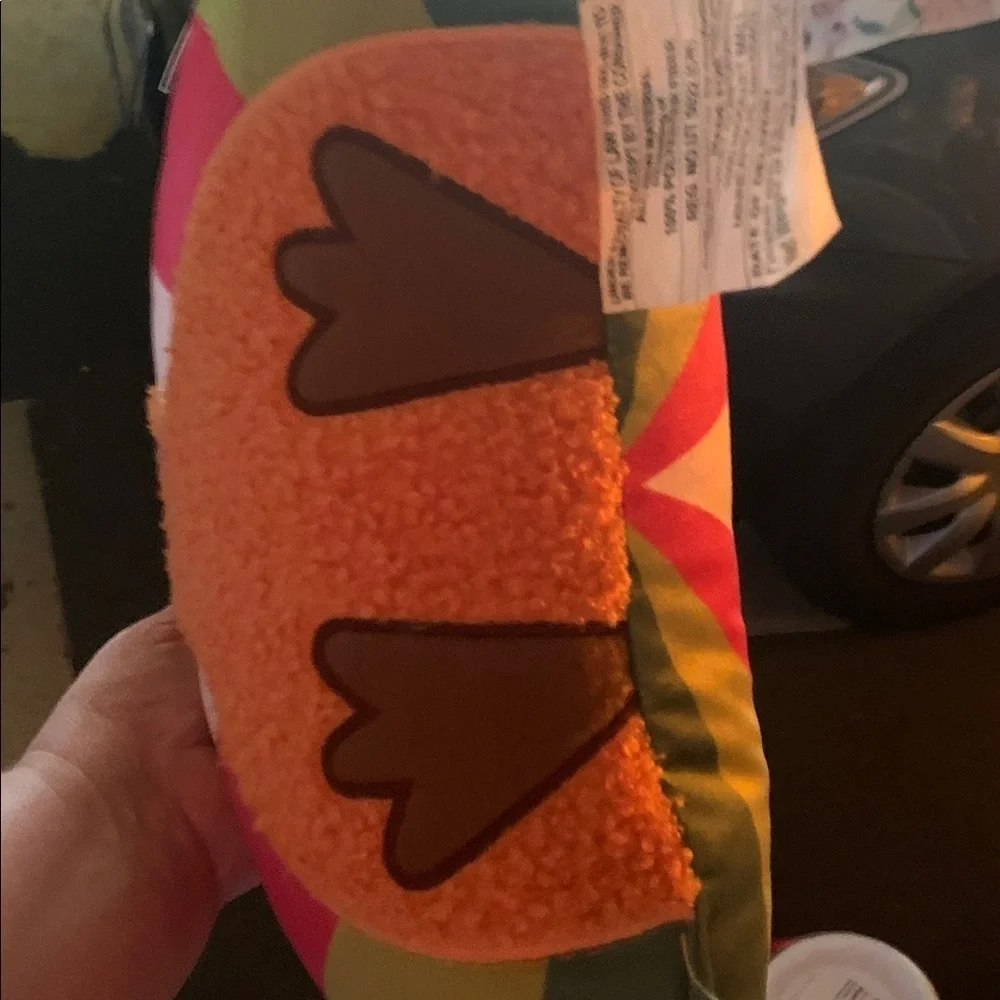 Colorful Turkey Shaped Pillow