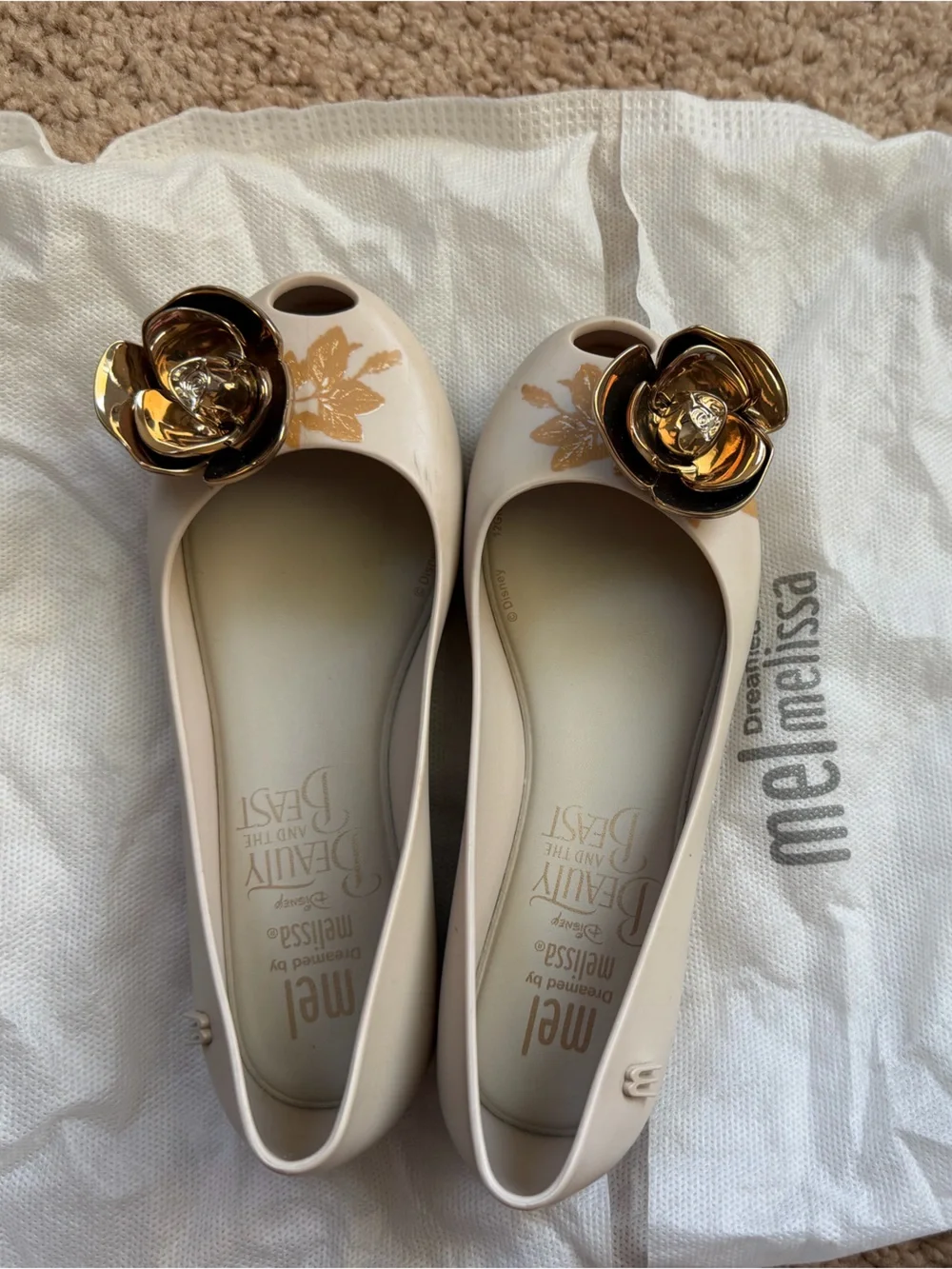 Mini Melissa Beauty and the Beast 12 Girls Shoe