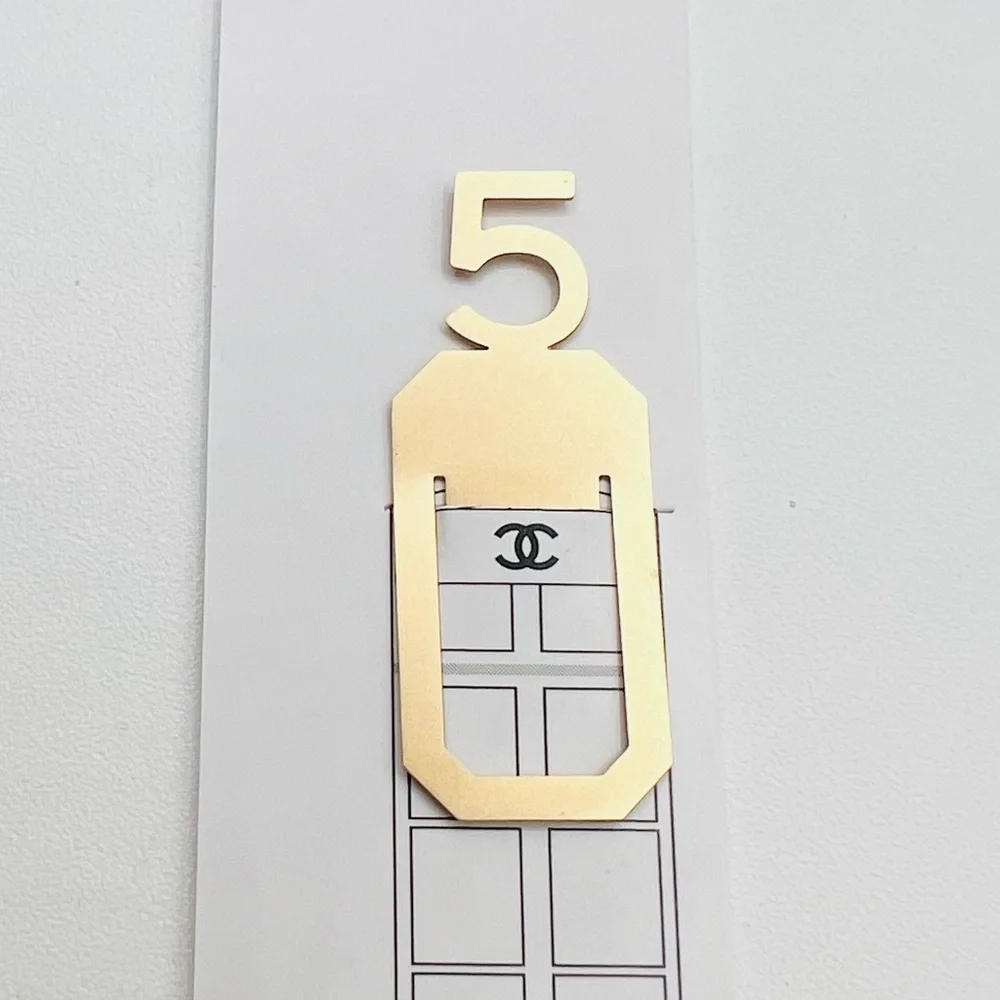 New CHANEL Gold Number 5 Wall Art