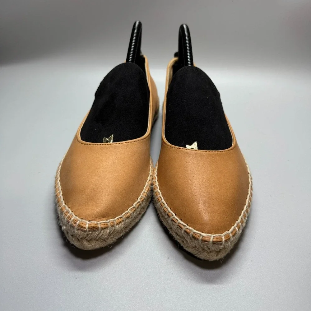 MATT‎ BERNSON Made in SPAIN Leather ESPADRILLES Retail $170 Sz 8