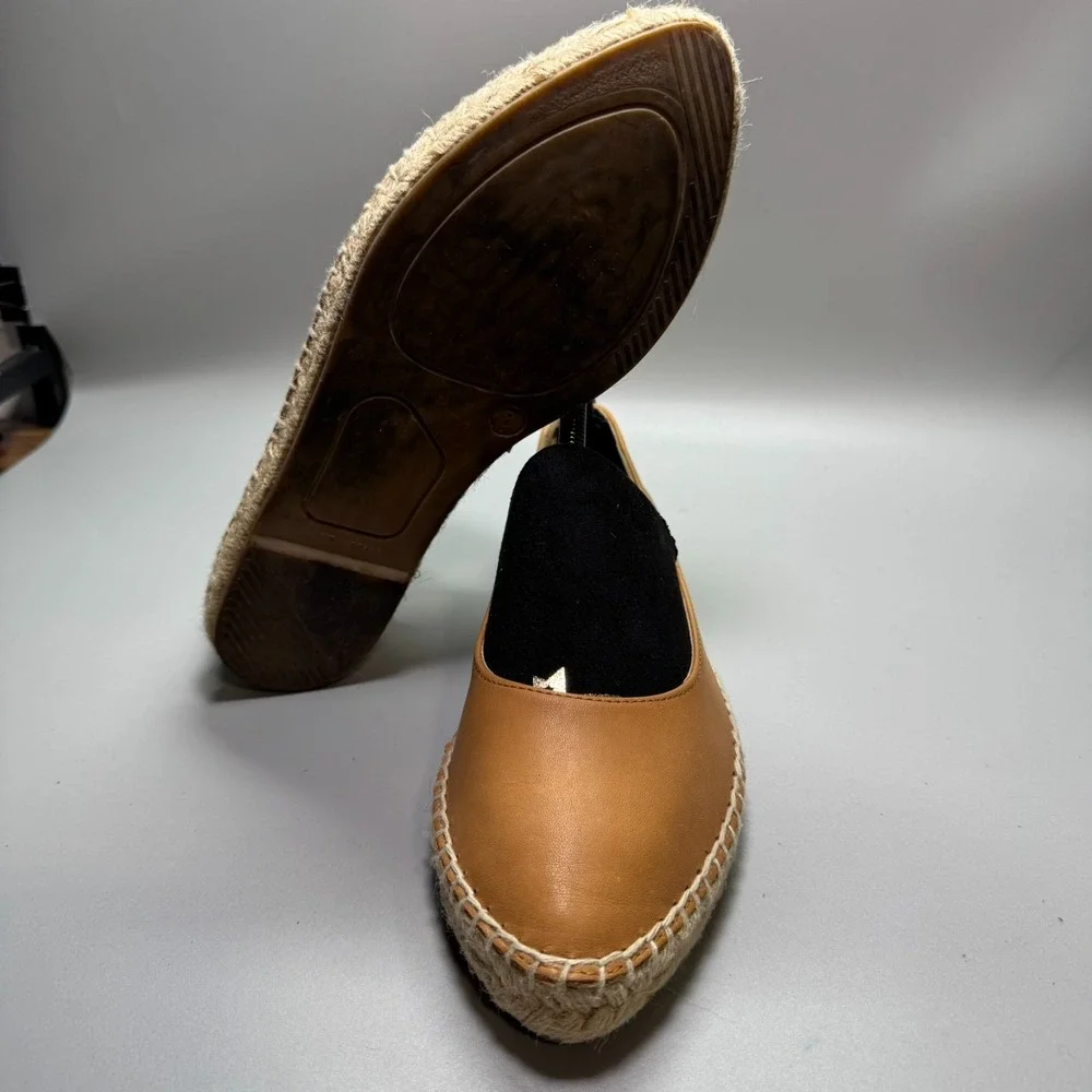 MATT‎ BERNSON Made in SPAIN Leather ESPADRILLES Retail $170 Sz 8