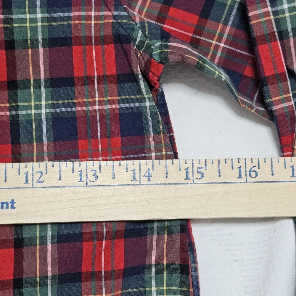 Ralph Lauren Shirt Boys 6 Red Plaid Button Down Long Sleeve Pony Logo‎ Tartan