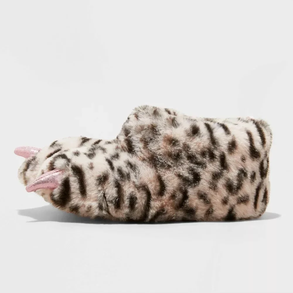 NEW WITH TAGS Kids' Kelsi Monster Foot‎ Character Slippers Pink 2–3