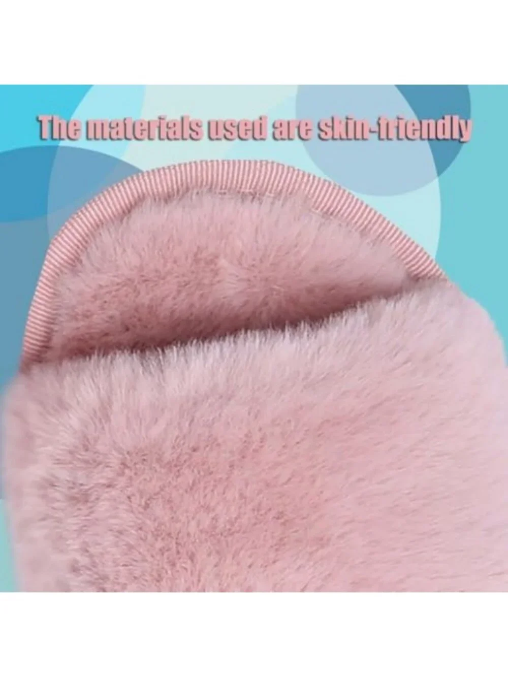 Cozy Fuzzy Fluffy Slippers for Girls - Cross Band Fur Slides & Open Toe Flip