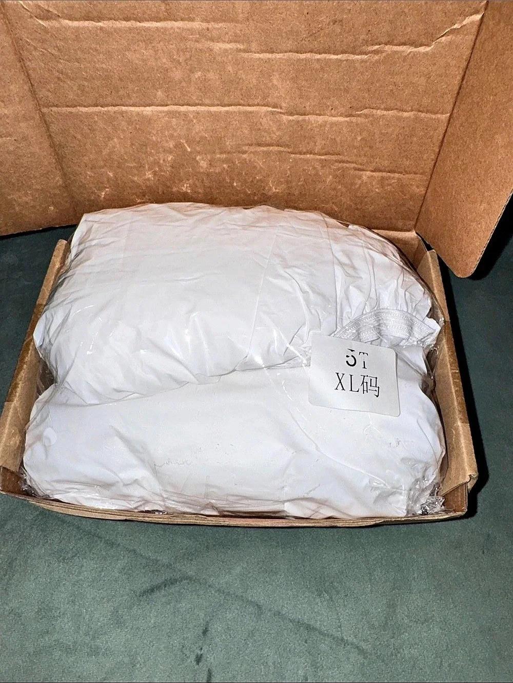 N/A white diaper