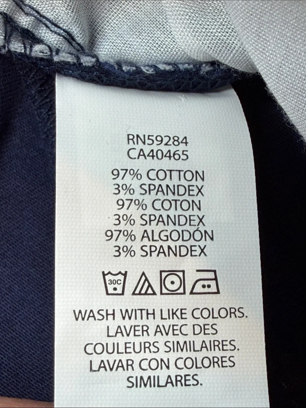 The Children’s Place Girls Uniform Bermuda Shorts Size 6 Navy Khaki 2-Pair Lot