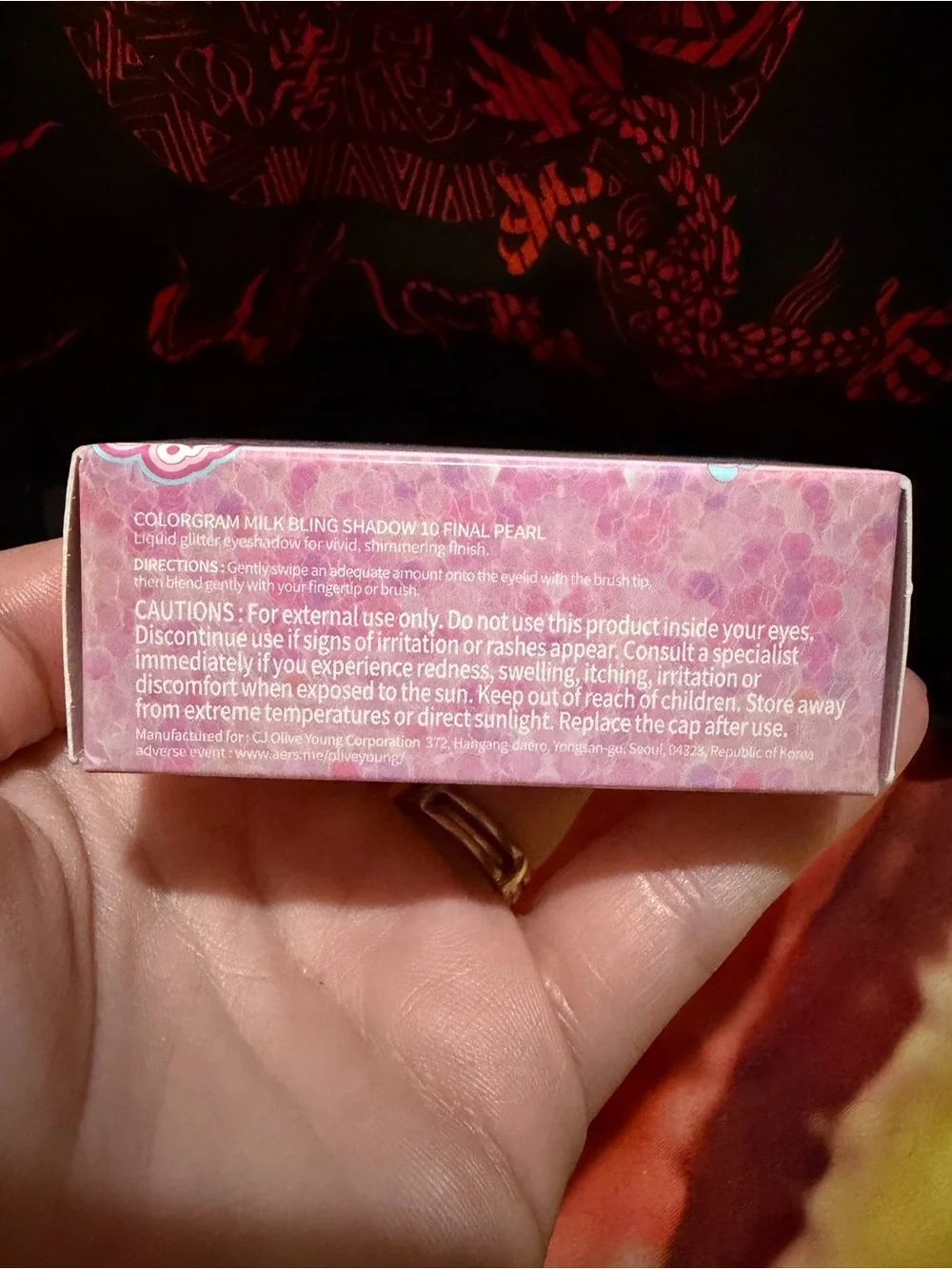 Colorgram milk bling