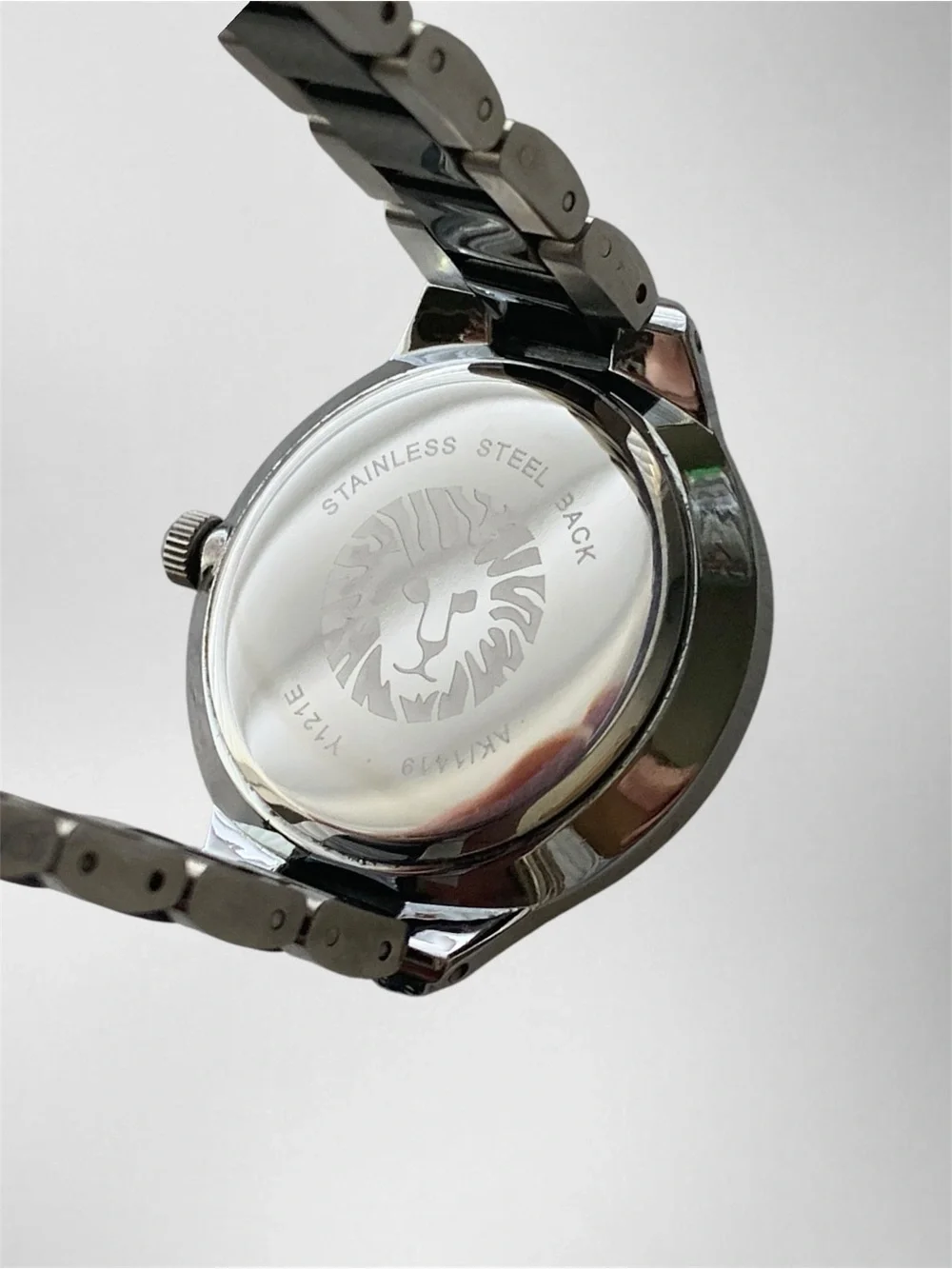 Anne Klein polished silver