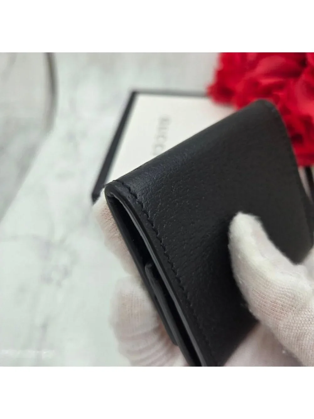 Gucci GG Marmont Coin Purse Black