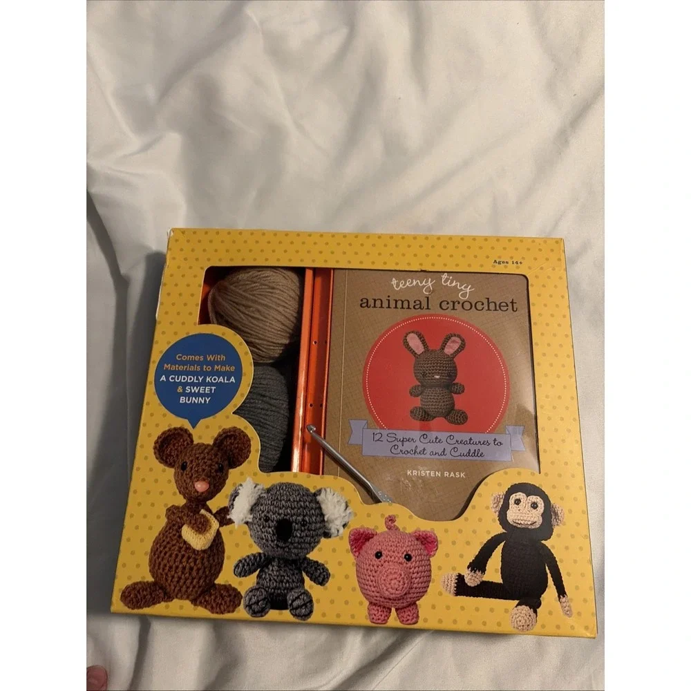 Teeny Tiny Animal Crochet Kit Kristen Rask Amigurumi DIY Craft Set Multi OS‎
