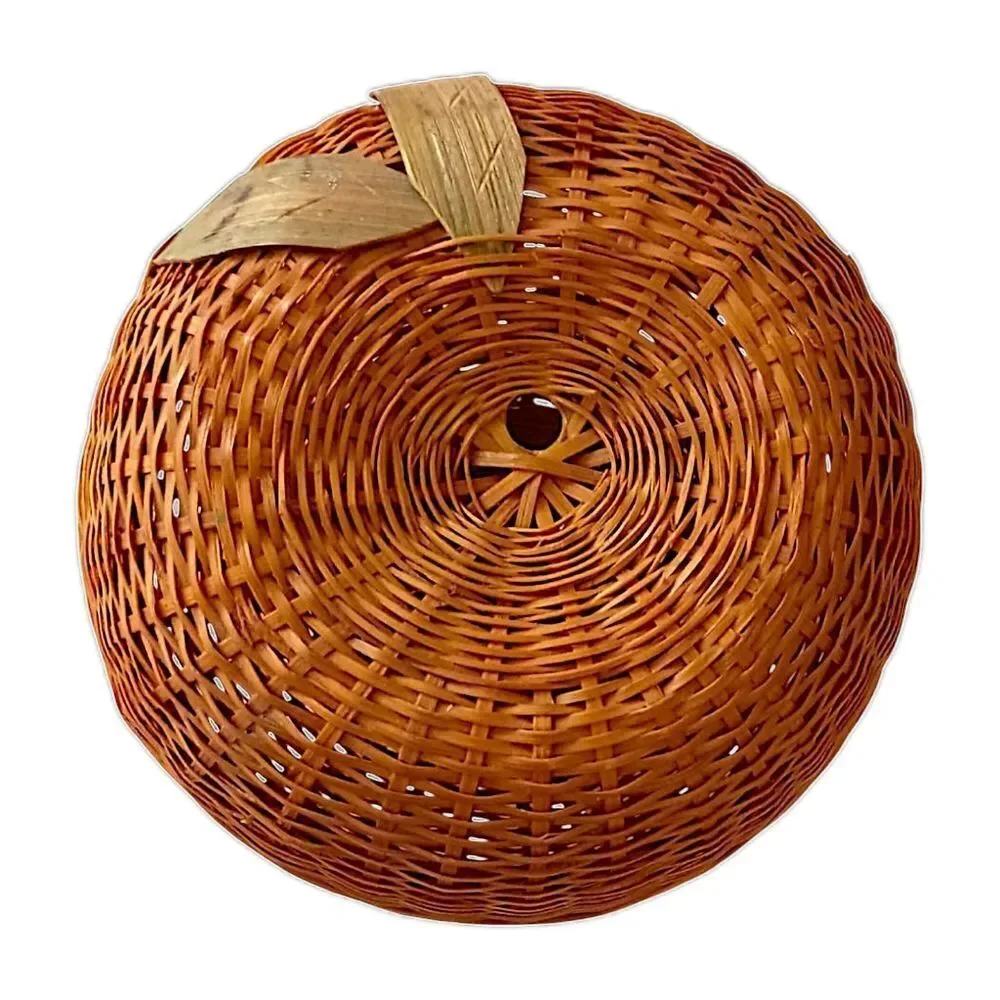 Vintage wicker apple
