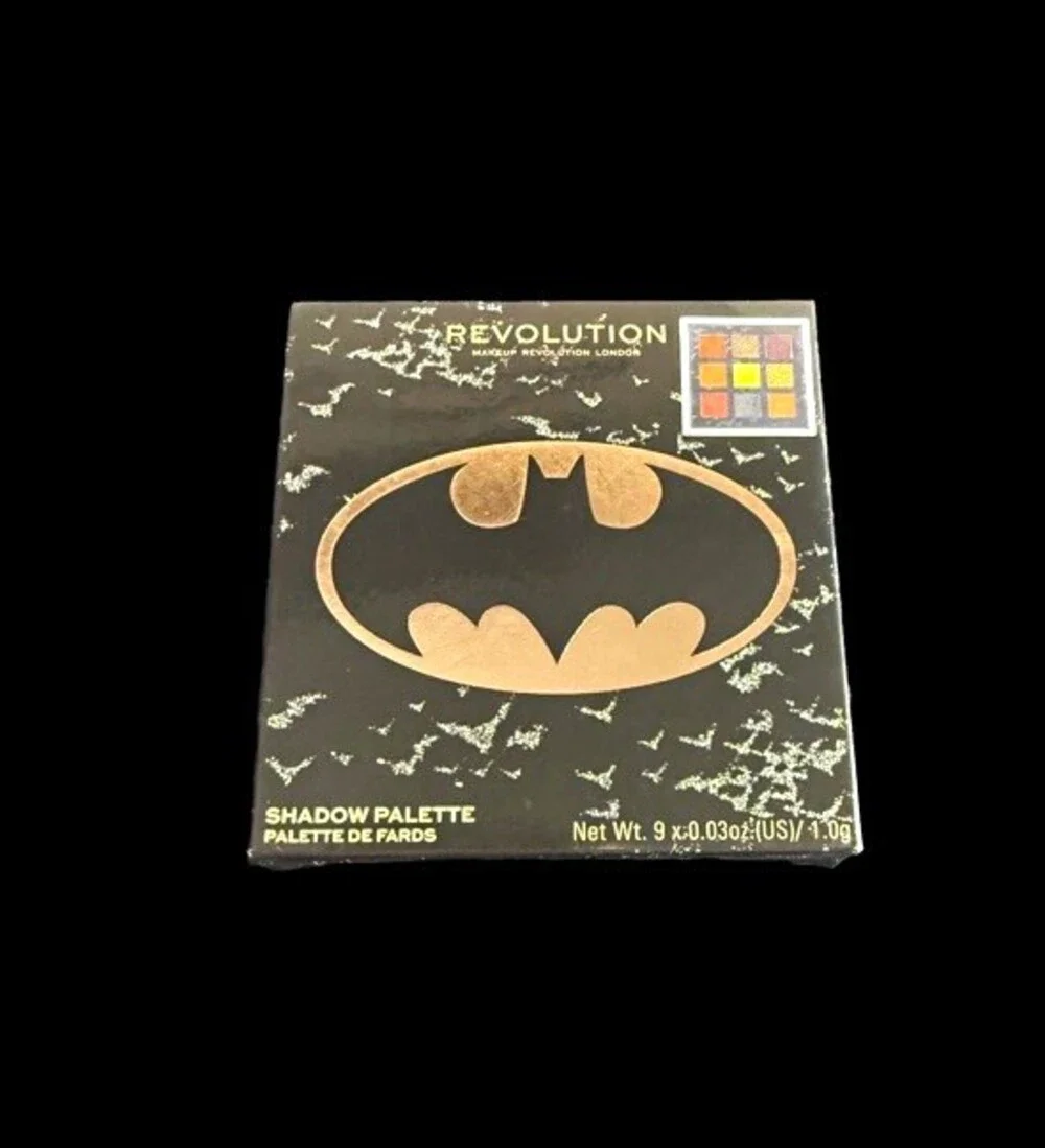 Revolution x DC Batman VEGAN 9 Shadow Palette NEW Discontinued 2021