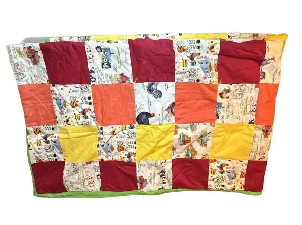 Handmade patchwork quilt