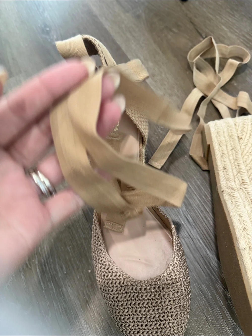 Zara espadrille flats