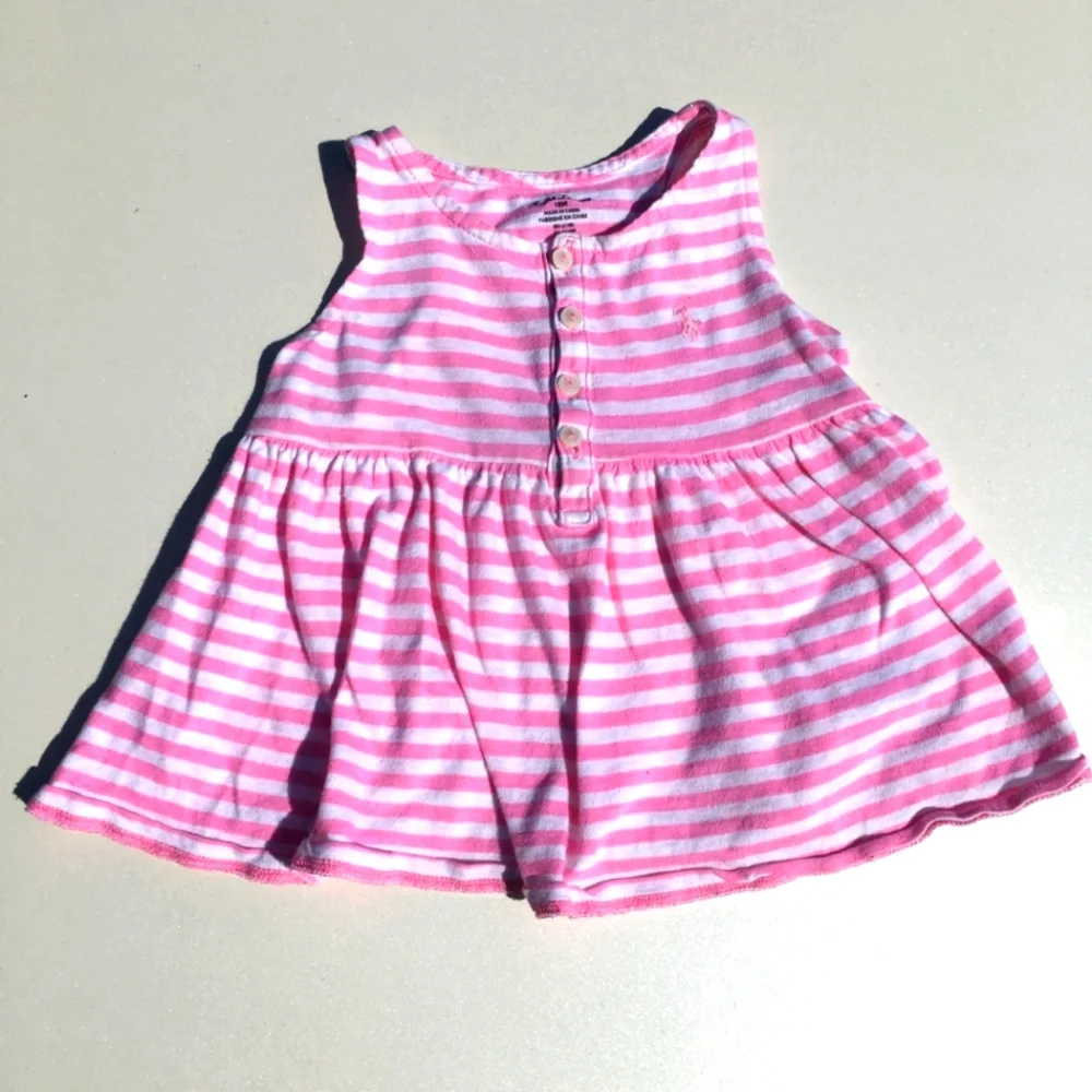 RALPH LAUREN Baby Doll Tank Top Size 18 Months