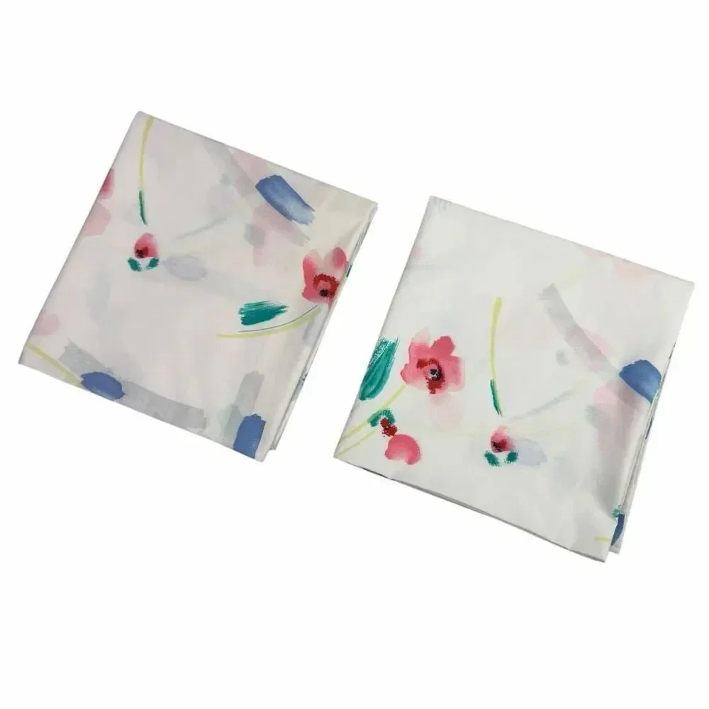 Springmaid King Pillowcase Set White Floral