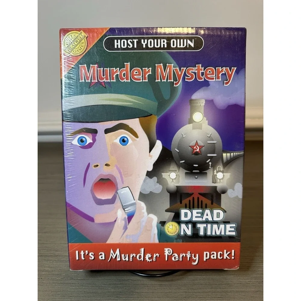 Dead on Time - Murder Mystery Party Pack‎ - Game, Invitations, CD - SEALED NEW!