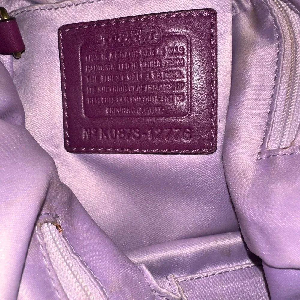 Coach patent leather
