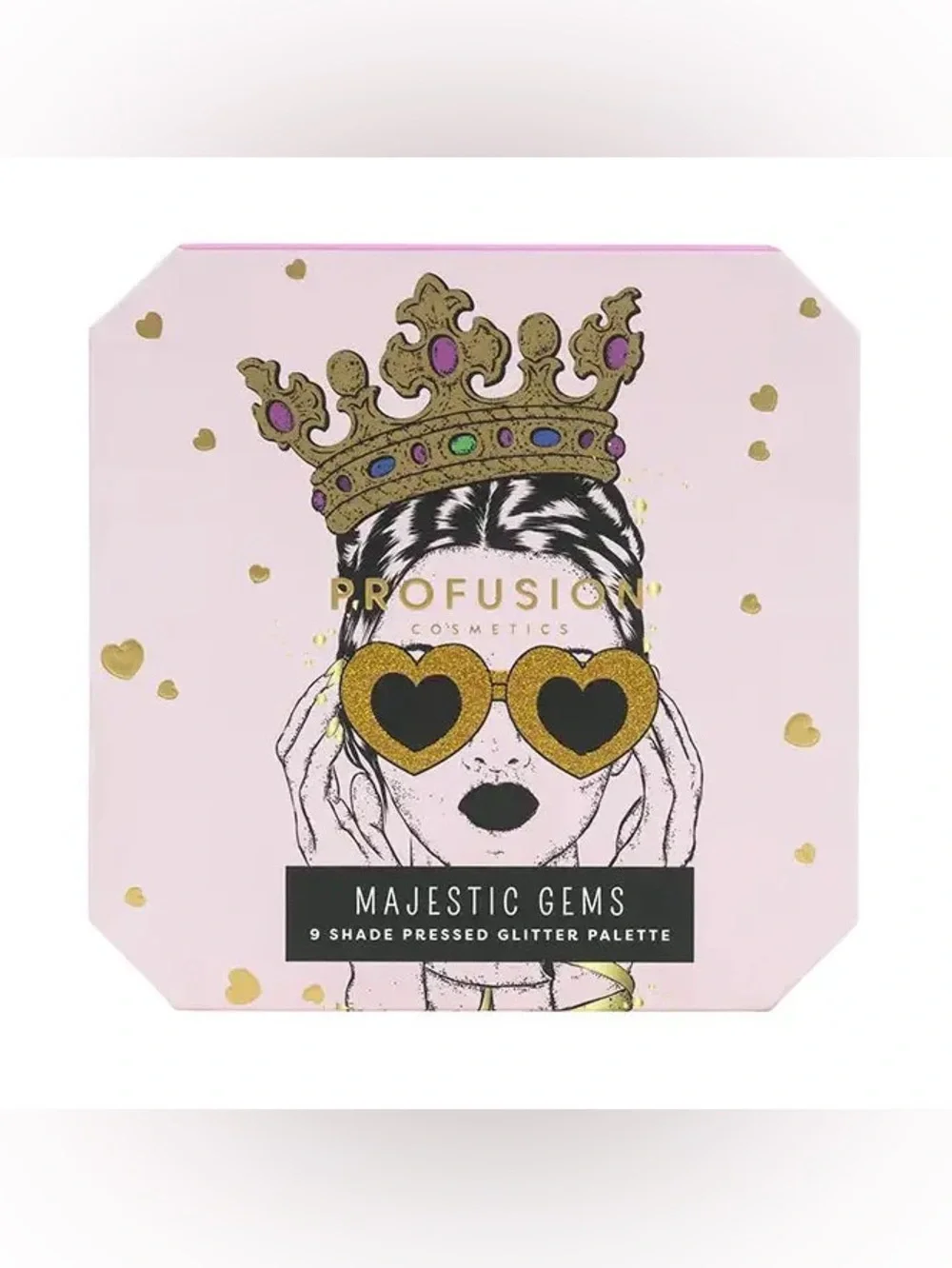 Profusion Cosmetics Majestic Gems 9-Shade Pressed Glitter Palette