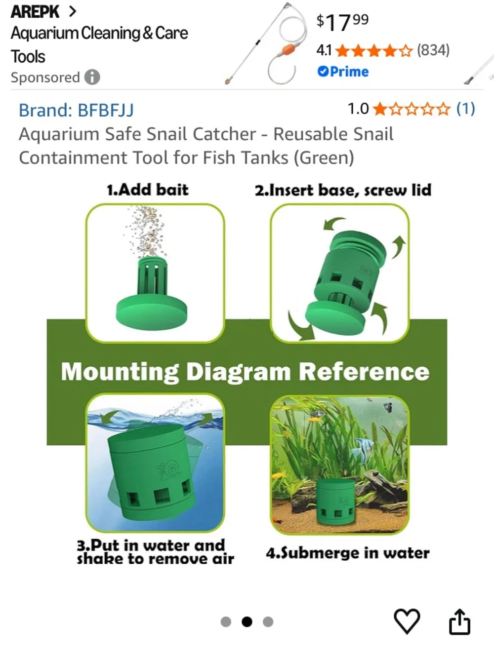 N/A reusable snail