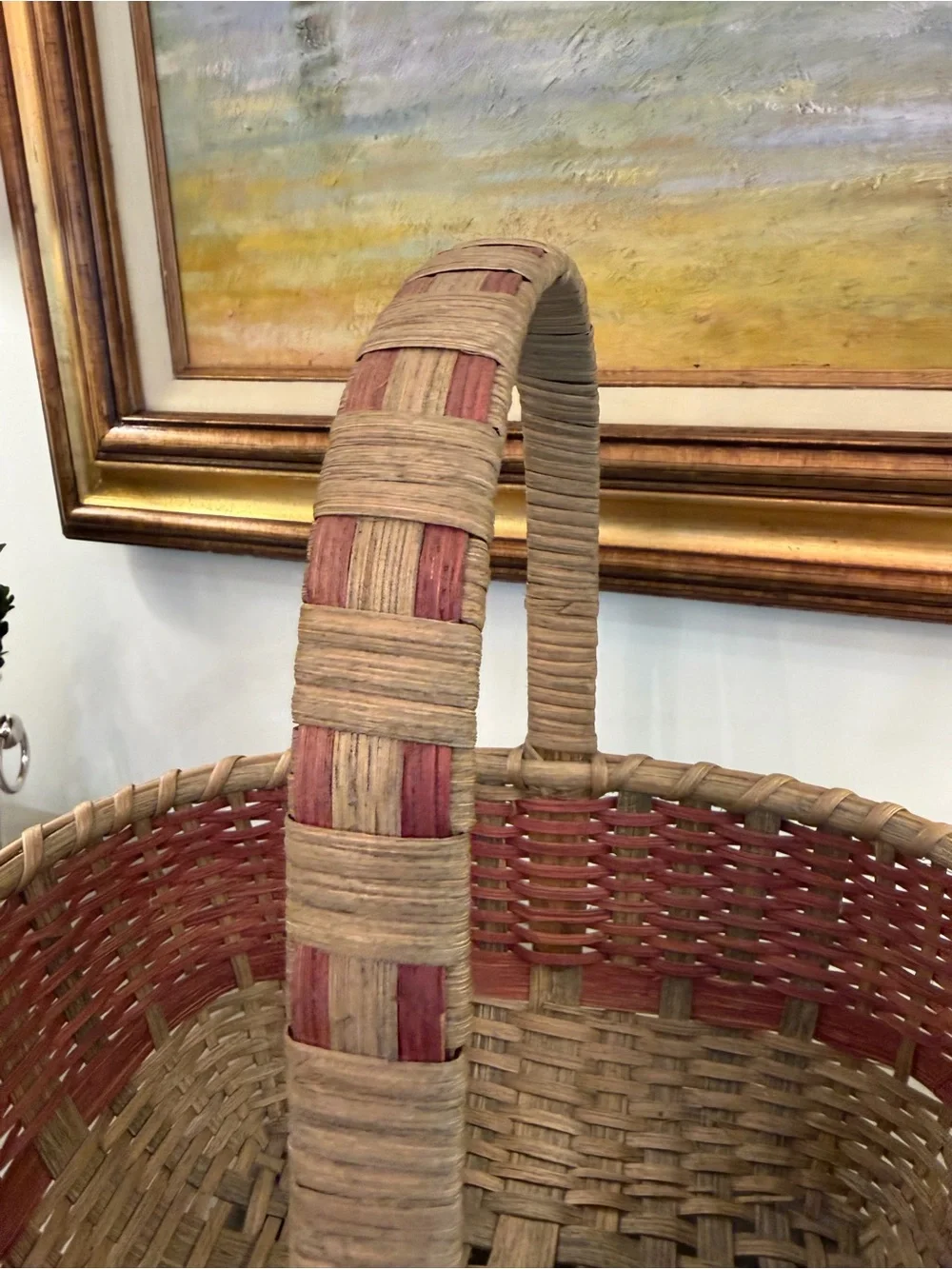 Handmade handwoven wicker
