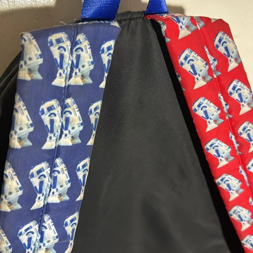 Star Wars State Kids Black Backpack with Blue Accents
