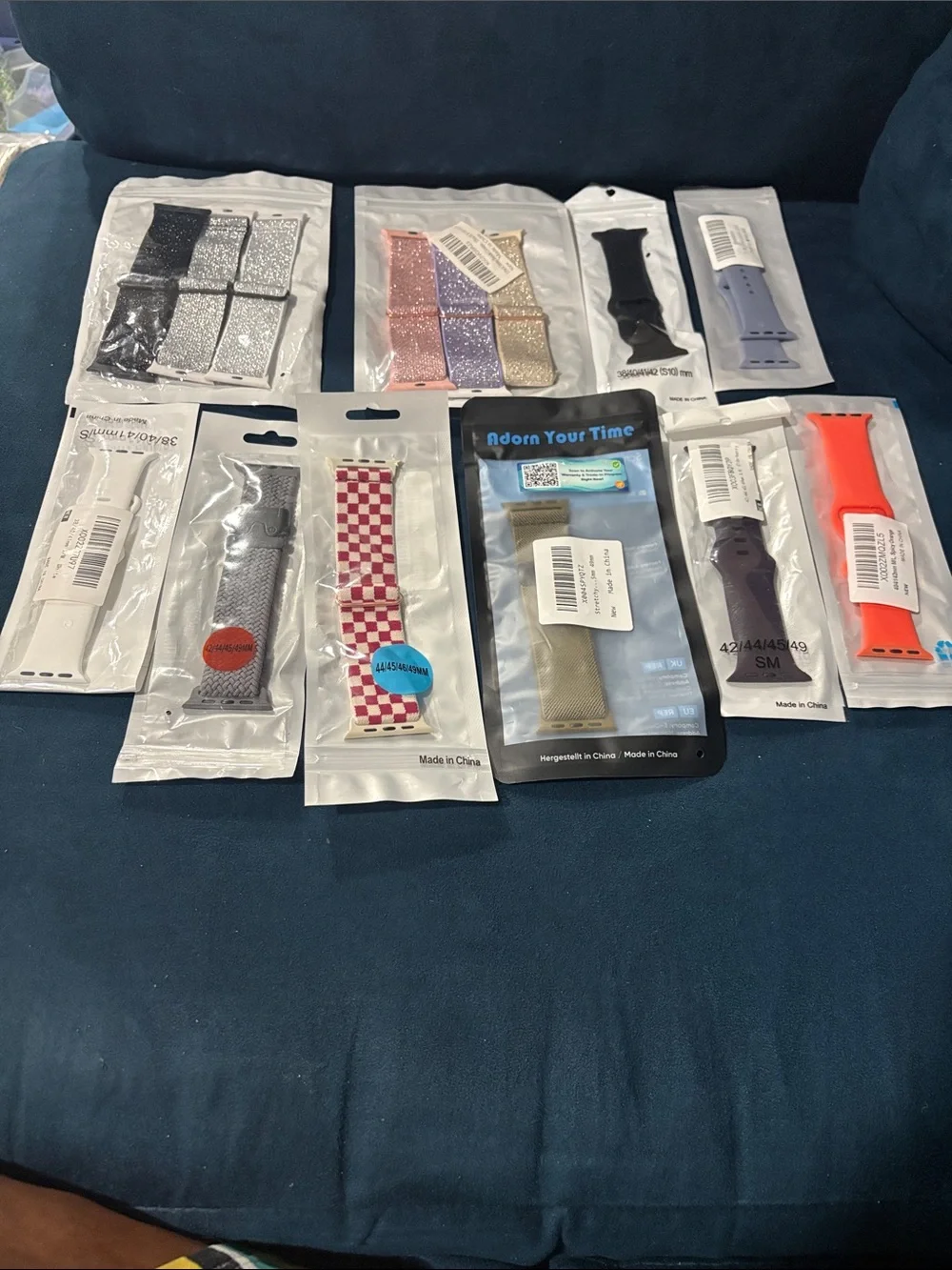 14 Apple Silicone & Woven Replacement Watch Bands - Multiple Colors