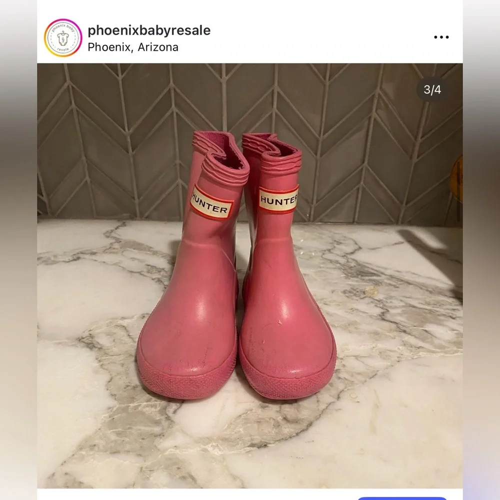 $24 ADD ON toddler hunter boots 5c‎