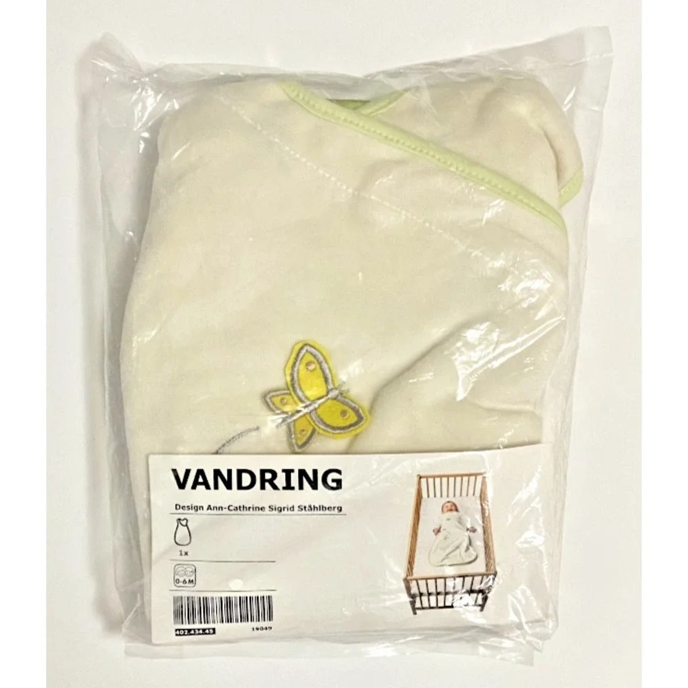 Ikea VANDRING Baby Butterfly Sleeping Bag Cozy‎ SleepSack 402.434.45