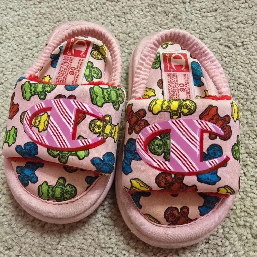 Champion Toddler Girls Candy House Slides Size 6T