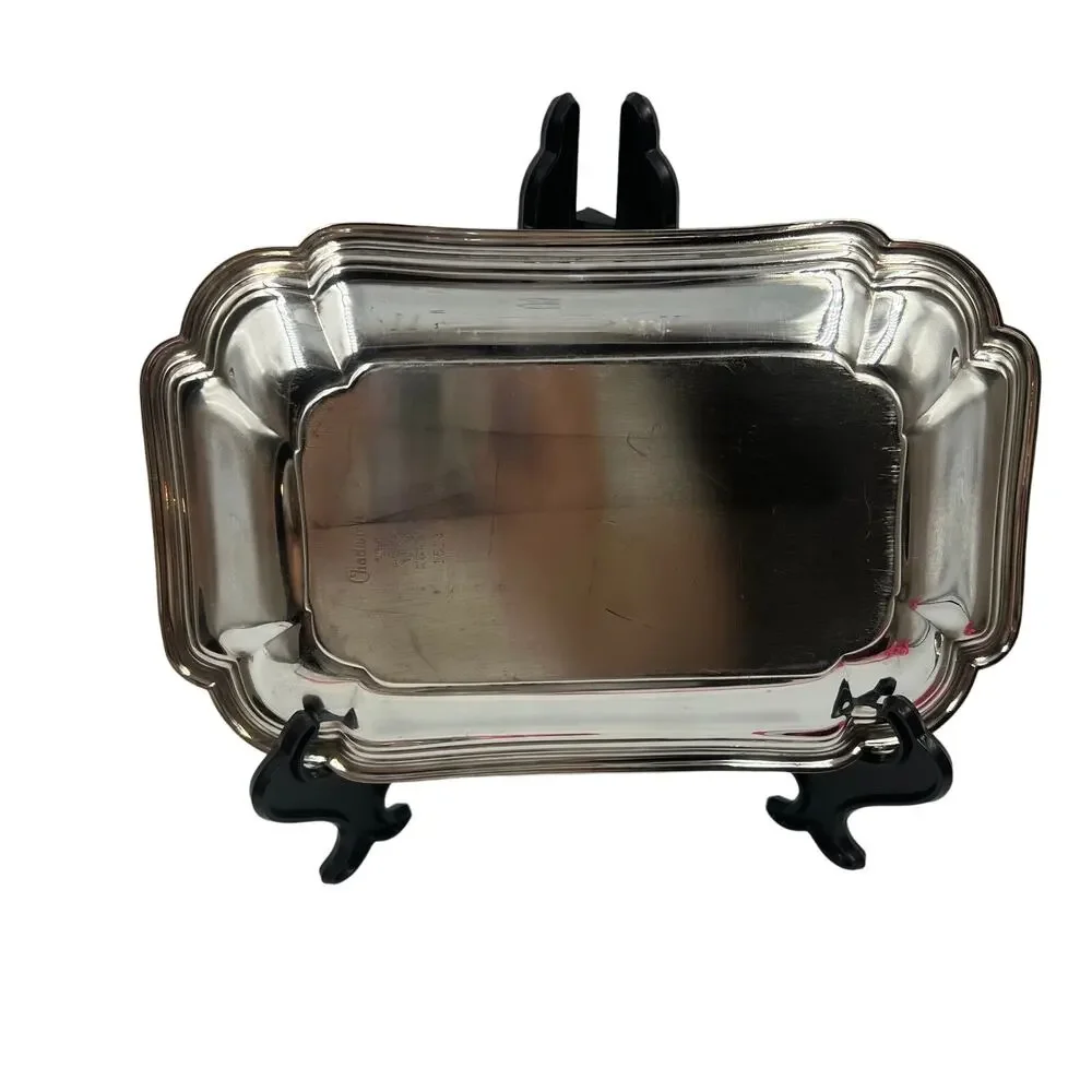 International Silver Co. Chadwick #1513 Serving Dish Platter Rectangular MCM VTG
