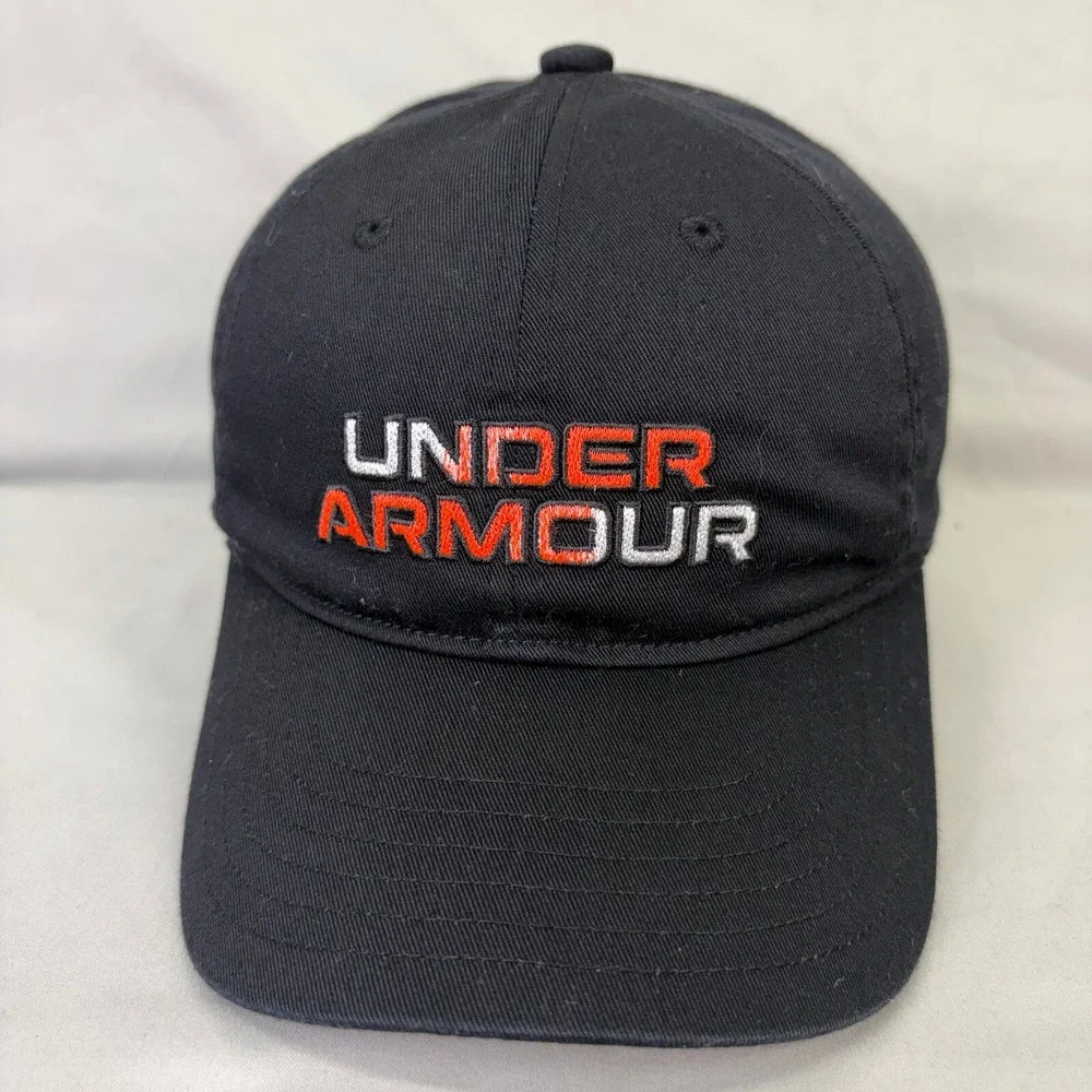 Under Armour Baseball Cap Athletic Youth OSFM Black Embroidered Logo Hat